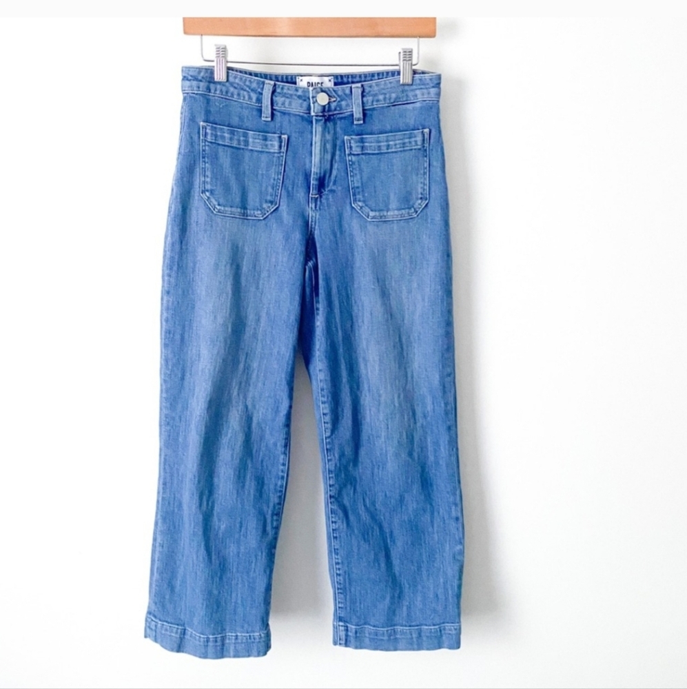 Paige | Cropped Wide Leg Nellie Jeans